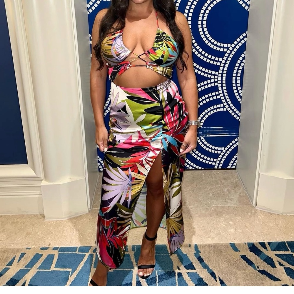 Tropical Print Women's dress